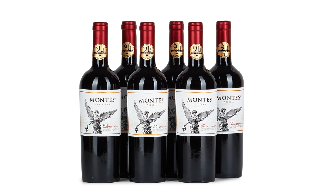 Ящик чилийского каберне Montes