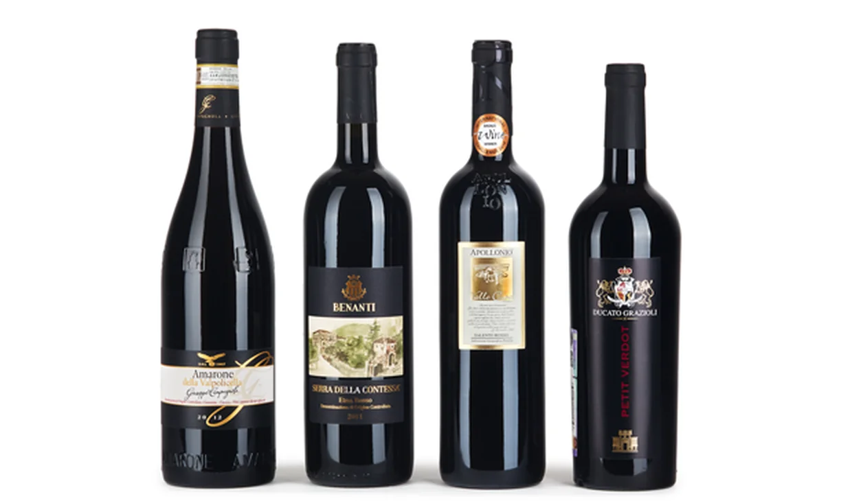 Набор вина - Гранд Италия, 4 бутылки красного