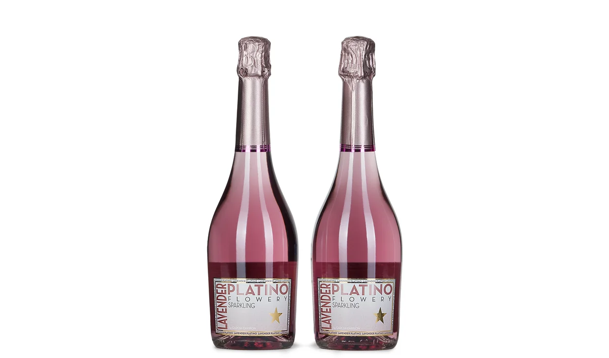 Набор вина - Лавандовое игристое, 2 бутылки игристого винного напитка