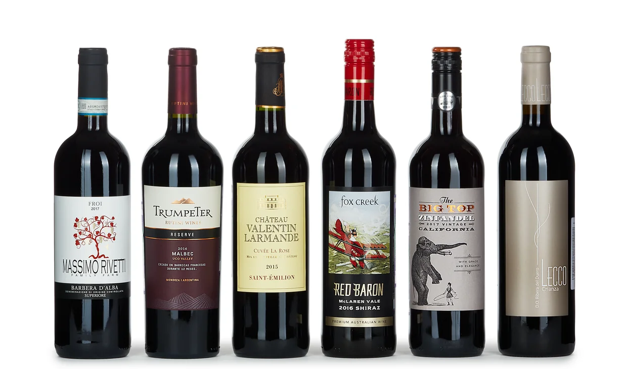 Набор вина - Игра в классики, 6 бутылок красного