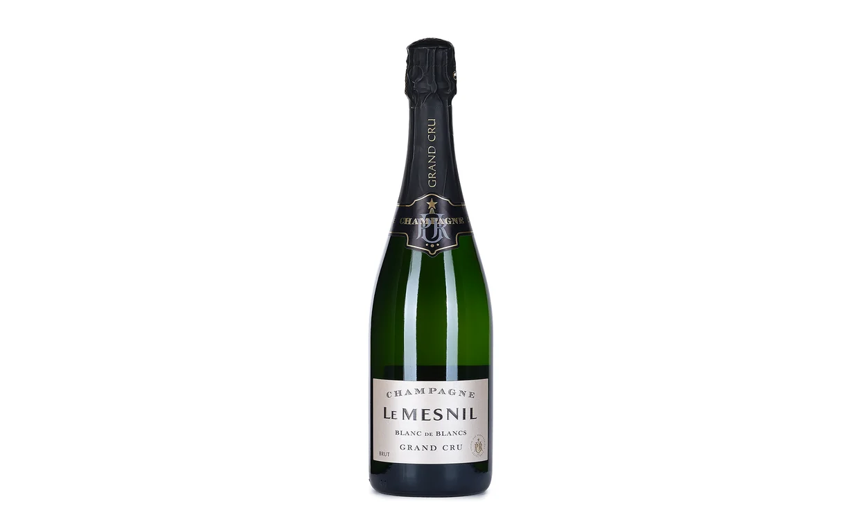 Набор вина - Бутылка шампанского Le Mesnil Grand Cru Blanc de Blancs, 1 бутылка шампанского