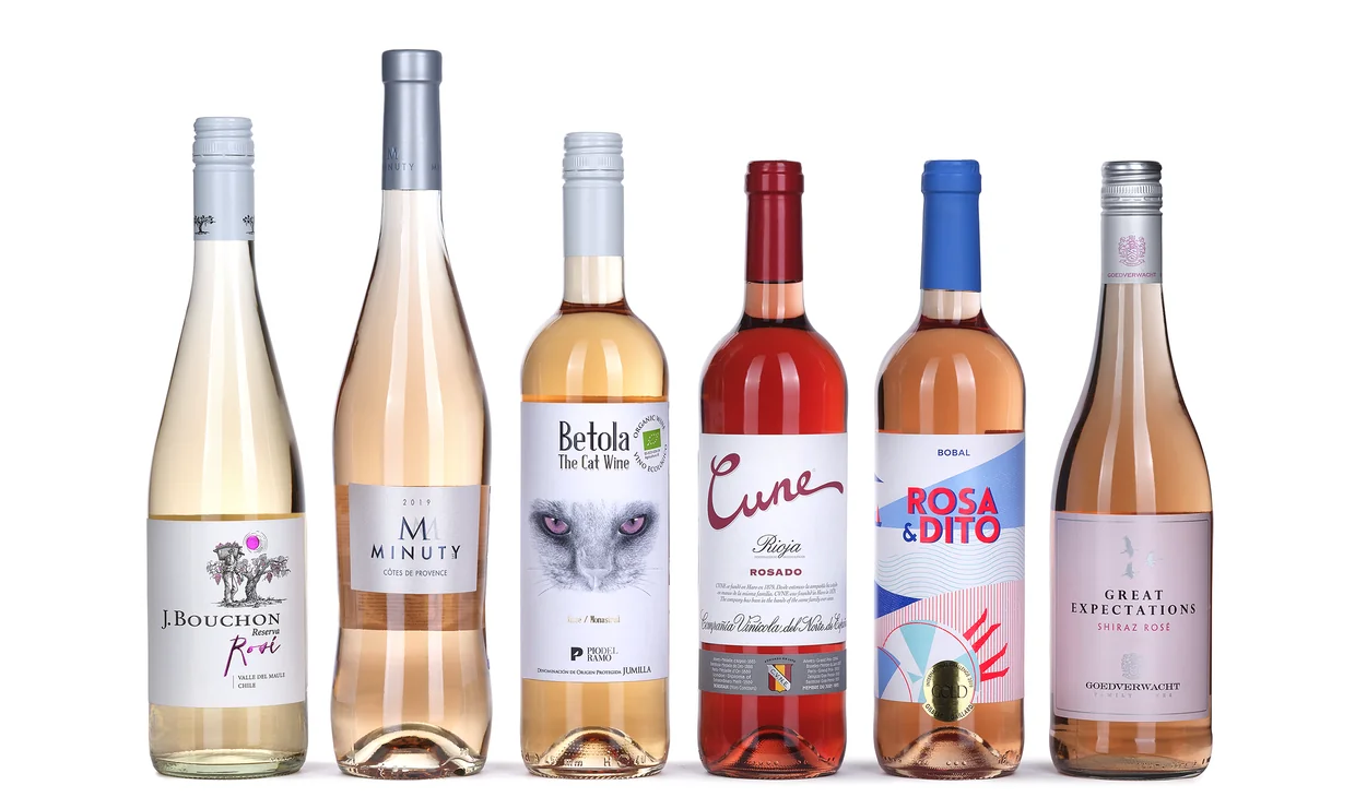 Набор вина - Drink pink, 6 бутылок розового