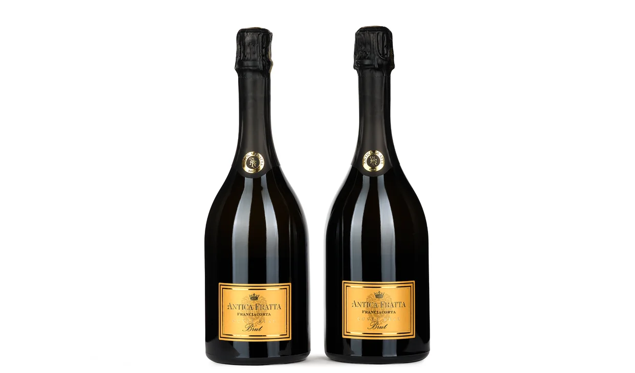 Набор вина - Пара франчакорты Antica Fratta Cuvee Real Brut, 2 бутылки игристого 