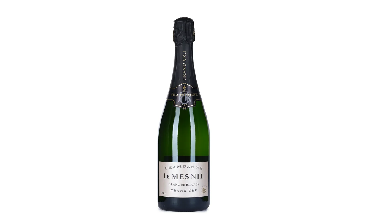 Набор вина - Бутылка шампанского Le Mesnil Grand Cru Blanc de Blancs, 1 бутылка шампанского