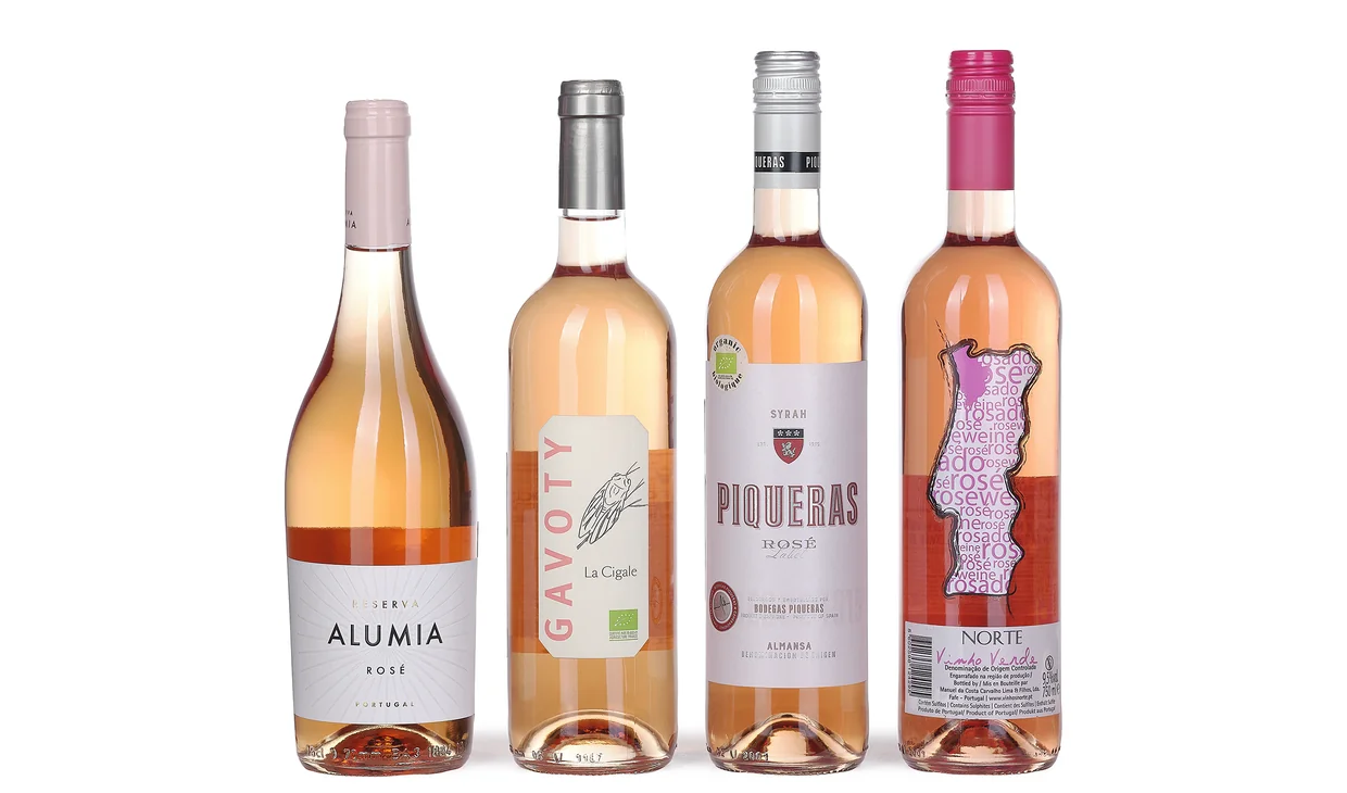 Набор вина - Drink pink, 4 бутылки розового