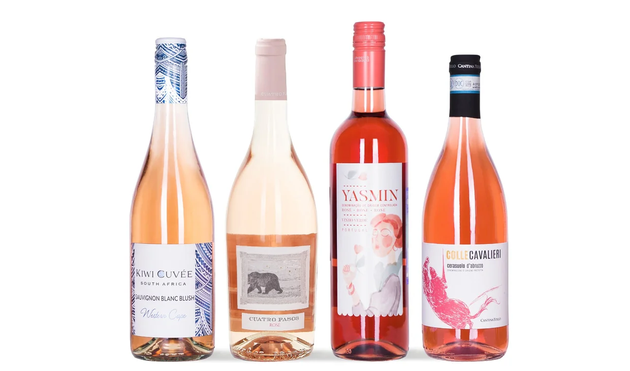 Набор вина - Drink pink, 4 бутылки розового