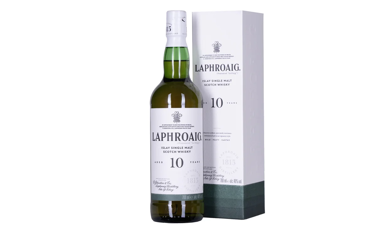 Набор вина - Виски Laphroaig 10 Years, 1 бутылка виски