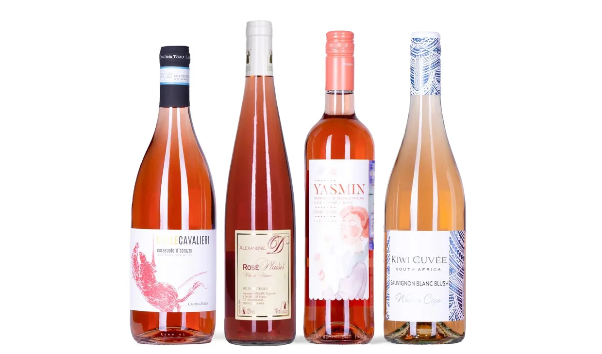 Набор вина - Drink pink, 4 бутылки розового