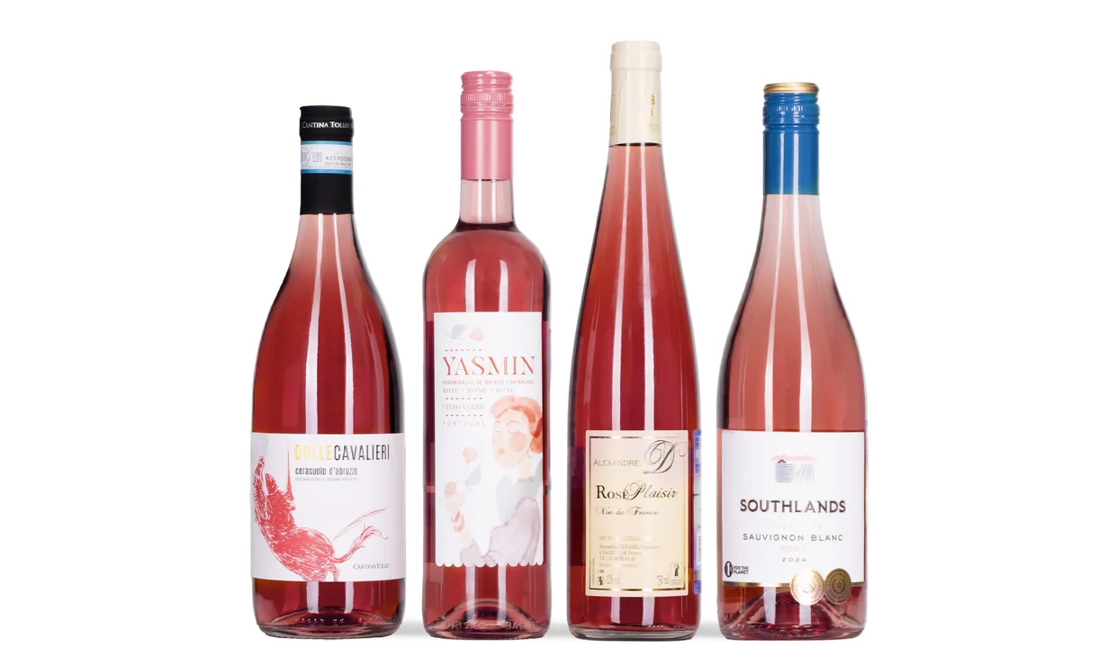 Набор вина - Drink pink, 4 бутылки розового