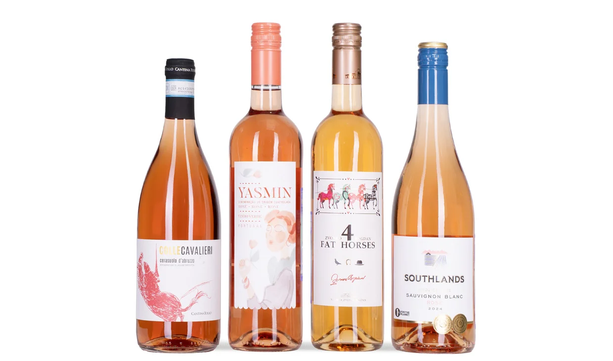 Набор вина - Drink pink, 4 бутылки розового