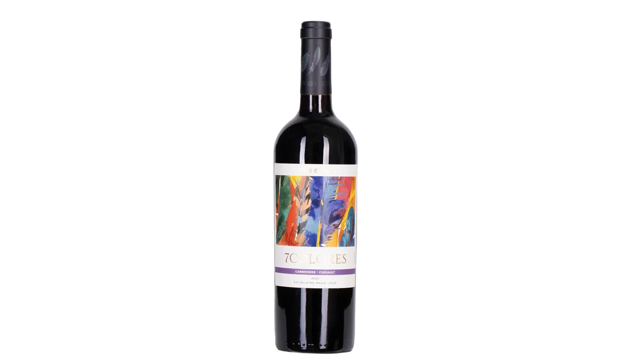 2022 Morande Wine Group 7 Colores Reserva Carmenere - Cinsault Valle de Maule, Центральная долина, Чили