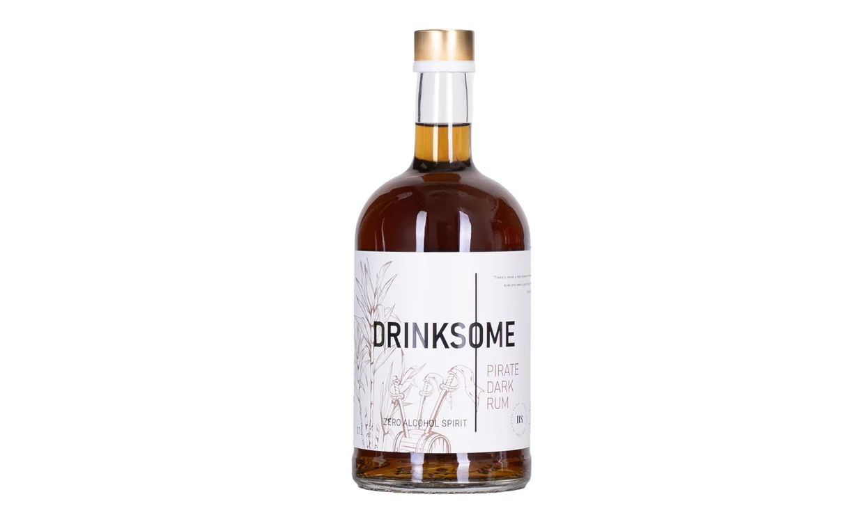 NV Drinksome Pirate Dark Rum Zero Alcohol Spirit, 700 мл, Россия
