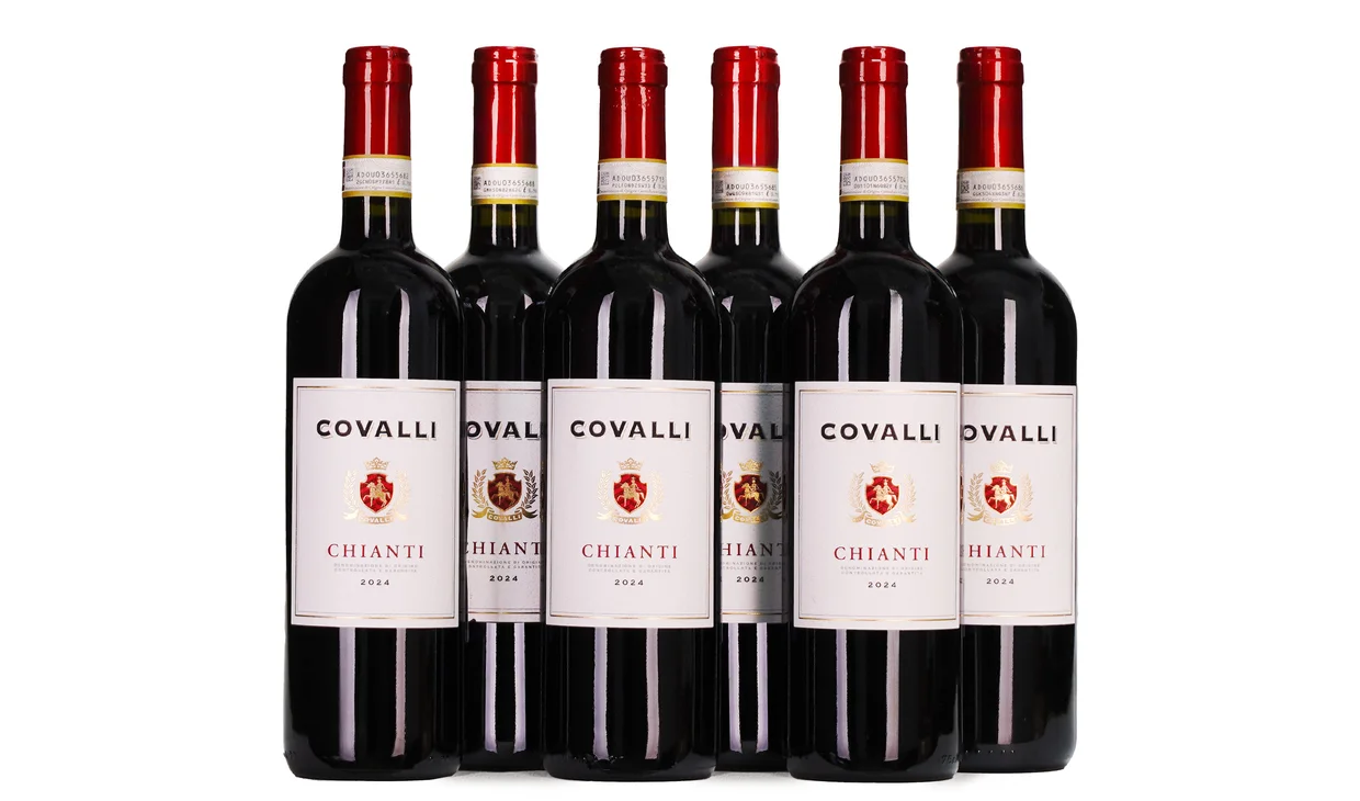 Набор вина - Ящик добродушного кьянти, 6 бутылок красного