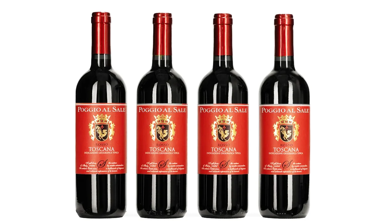 Набор вина - Итальянское счастье, 4 бутылки красного
