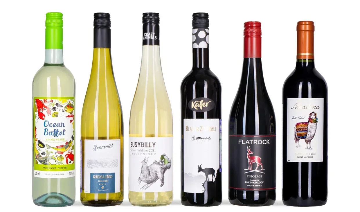 Набор вина - Шесть пятниц на неделе, По 3 бутылки белого и красного