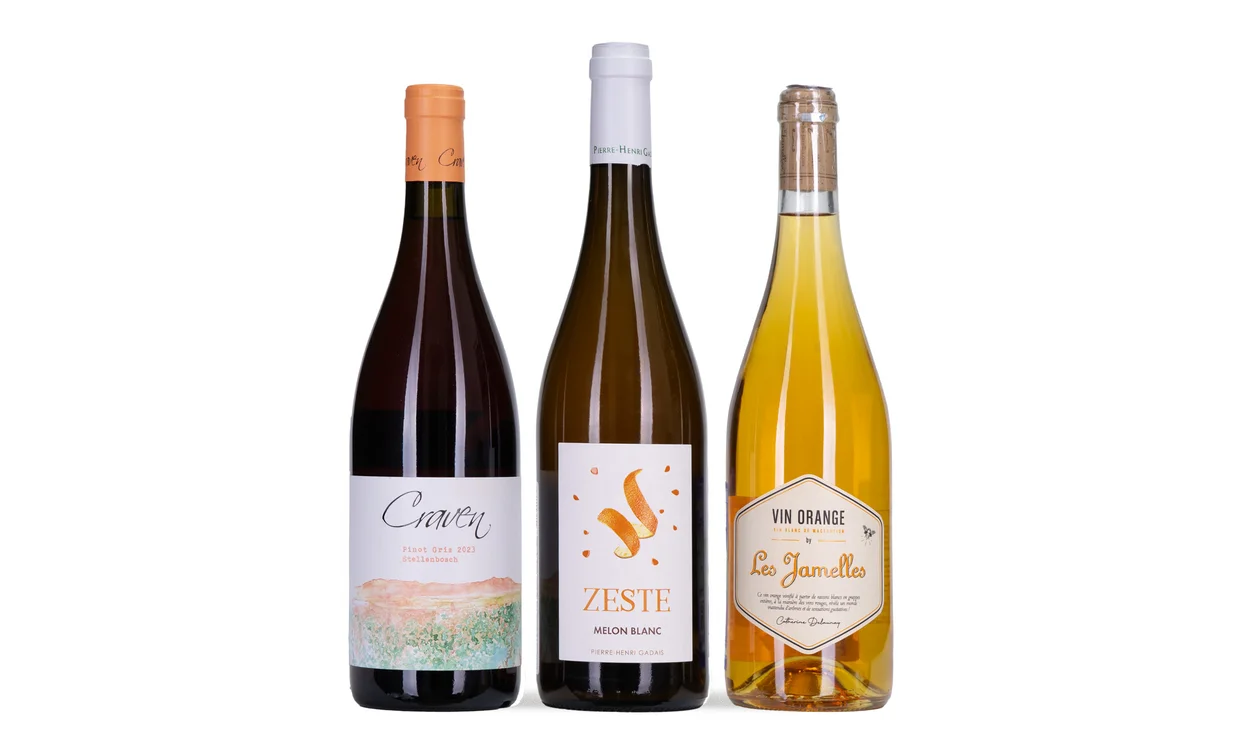 Набор вина - Поцелуи солнца, 3 бутылки рыжего