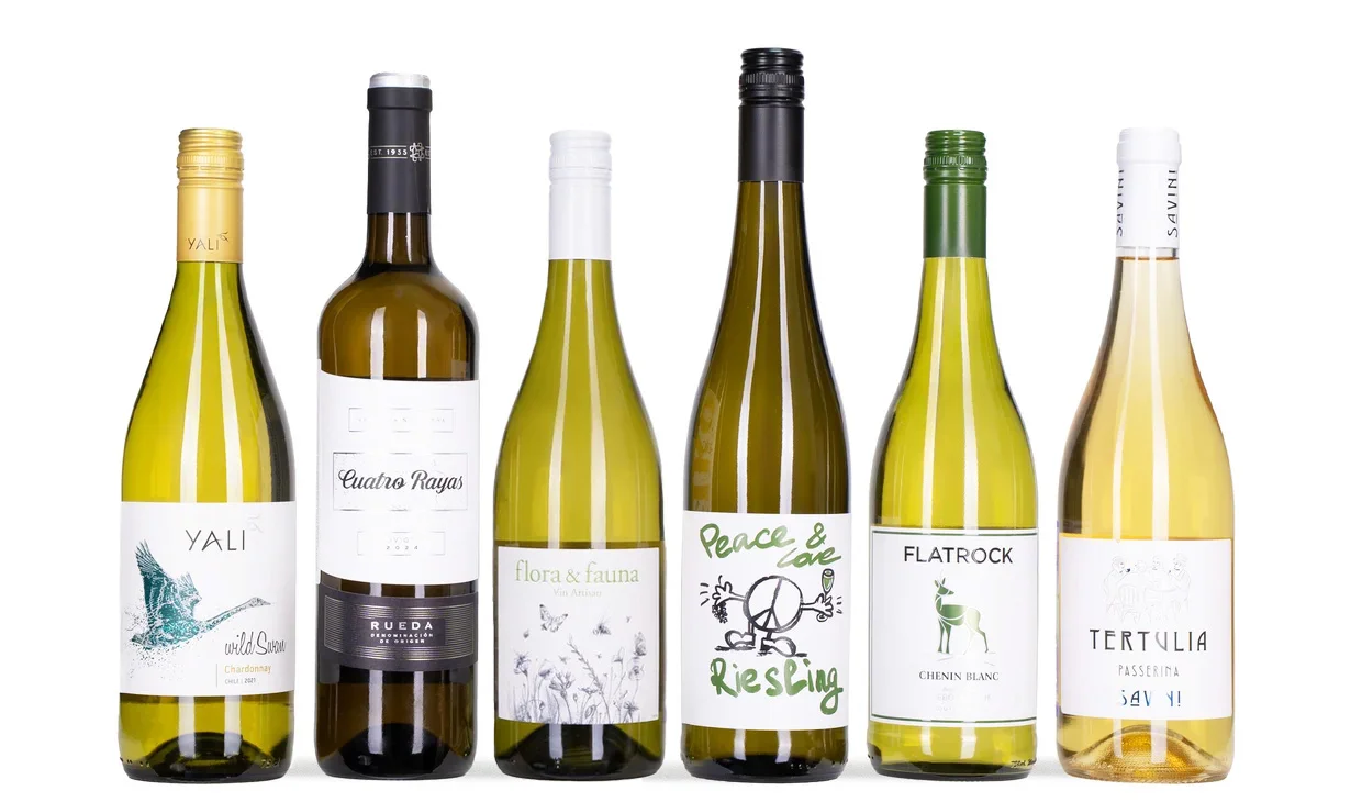 Набор вина - Белая магия, 6 бутылок белого