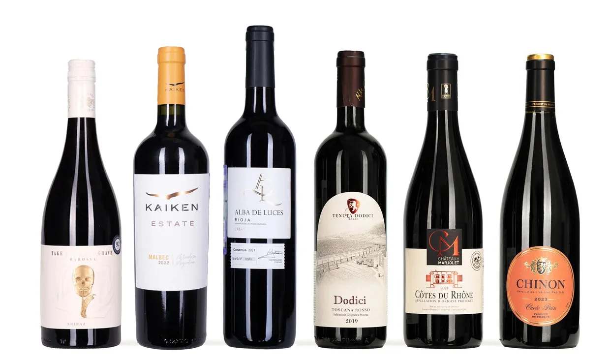 Набор вина - Безупречная репутация, 6 бутылок красного