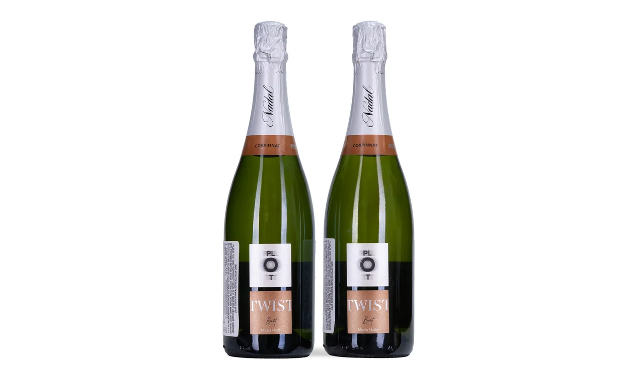 Набор вина - Поезд на Корпиннат, 2 бутылки игристого