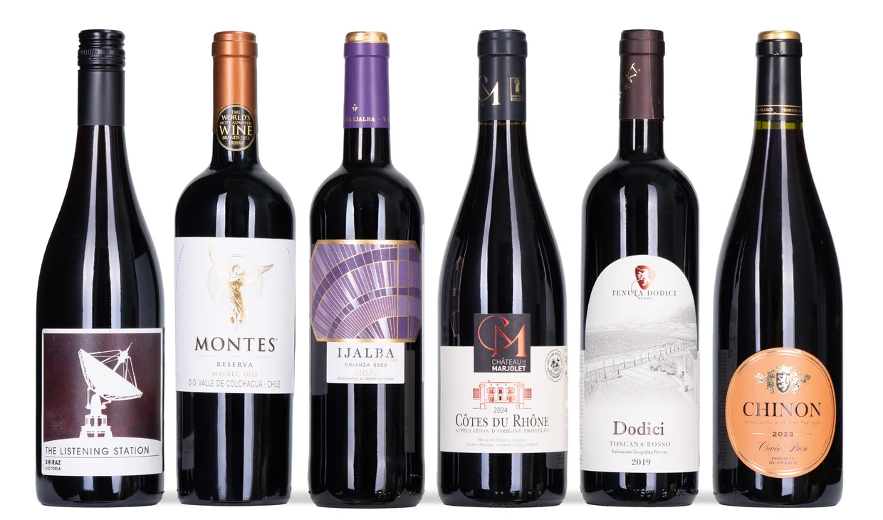 Набор вина - Безупречная репутация, 6 бутылок красного