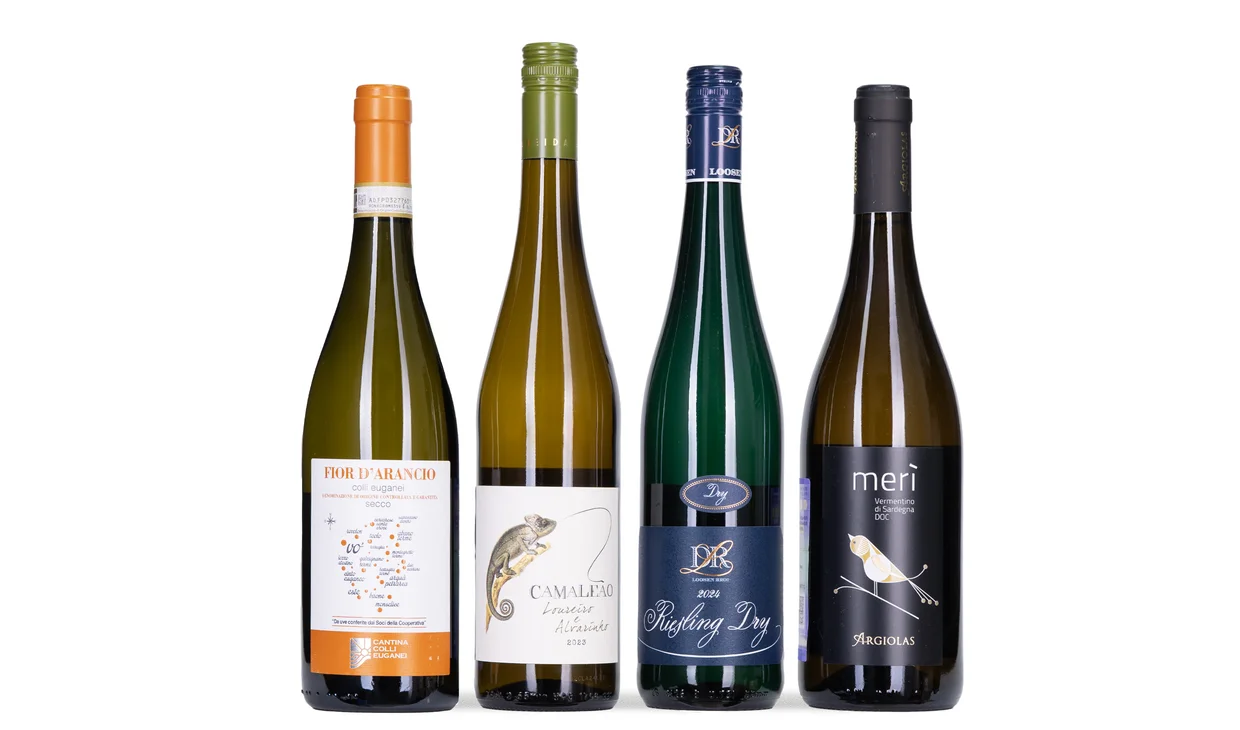 Набор вина - Секта мандаринов, 4 бутылки белого