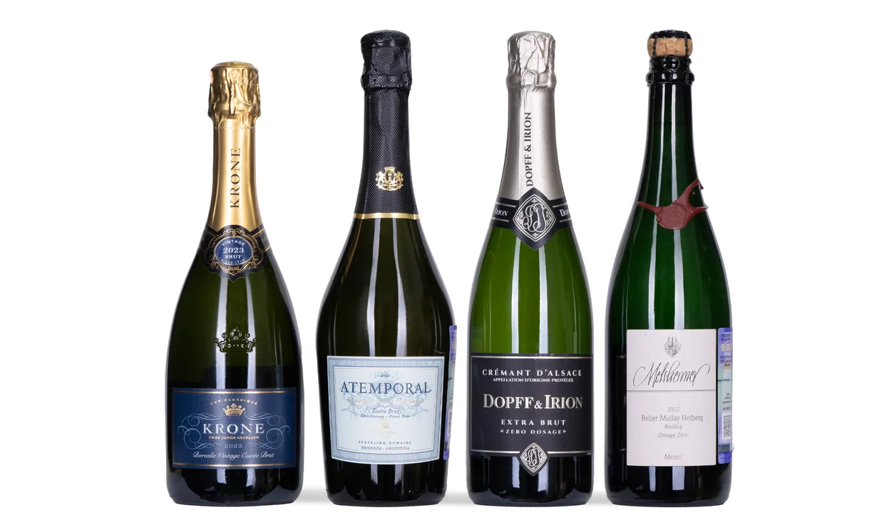 Набор вина - Выбор редакции: игристый декабрь, 4 бутылки игристого