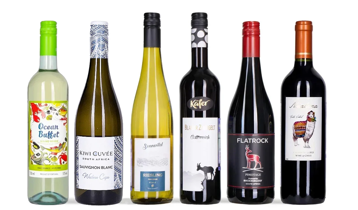 Набор вина - Шесть пятниц на неделе, По 3 бутылки белого и красного