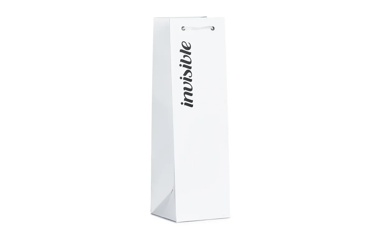 Подарочный пакет на одну бутылку,  