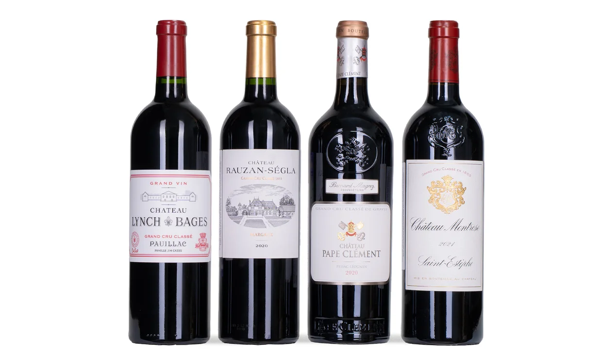 Набор вина - Шедевры Бордо, 4 бутылки красного