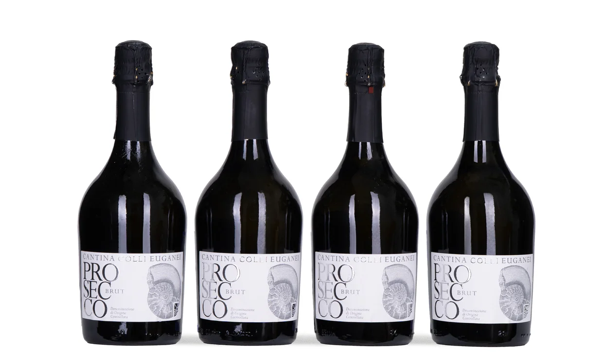 Набор вина - Запас окрыляющего просекко, 4 бутылки игристого