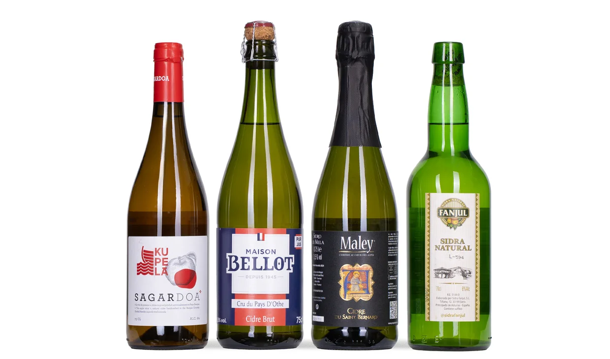 Набор вина - Сидры, 4 бутылки сидра