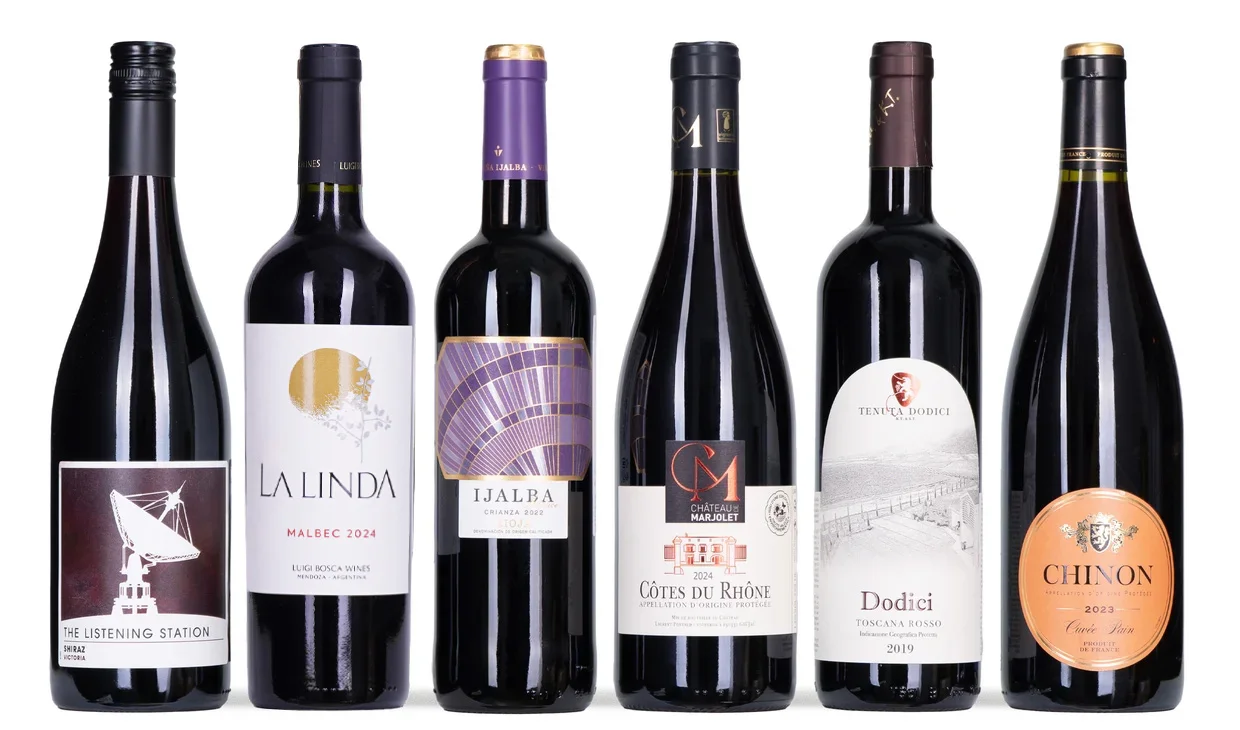 Набор вина - Безупречная репутация, 6 бутылок красного