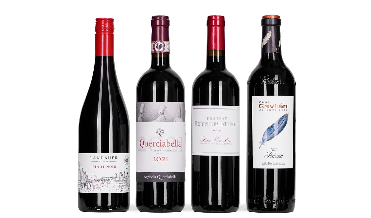 Набор вина - Выбор редакции: февраль, 4 бутылки красного