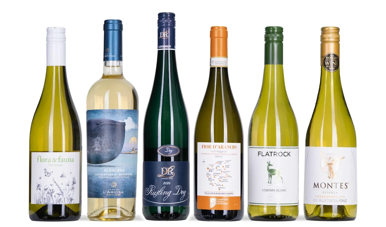 Набор вина - Белая магия, 6 бутылок белого