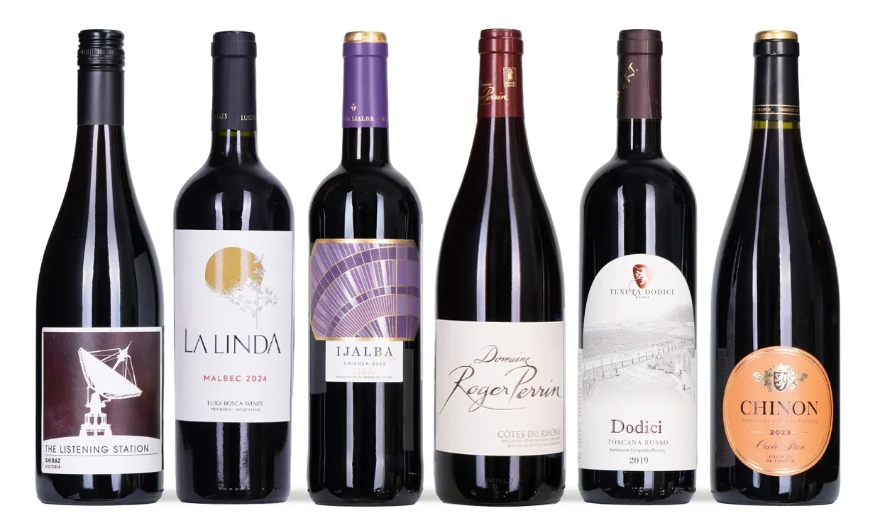 Набор вина - Безупречная репутация, 6 бутылок красного