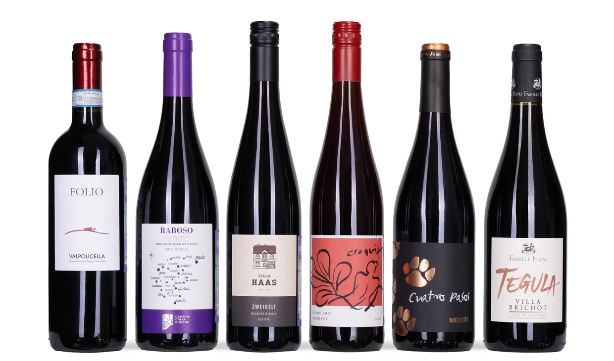 Набор вина - Первоцветы, 6 бутылок красного