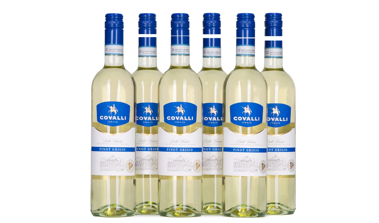 Набор вина - Пино гриджио с душой нараспашку, 6 бутылок белого