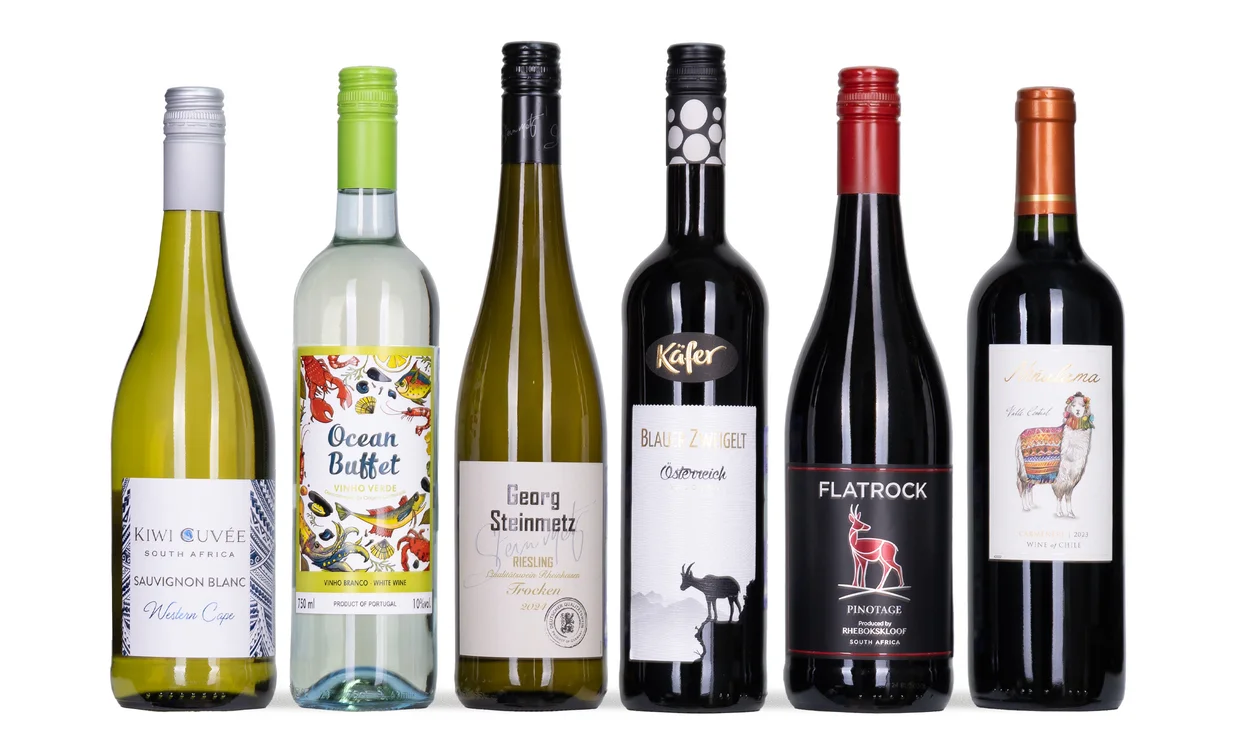 Набор вина - Шесть пятниц на неделе, По 3 бутылки белого и красного