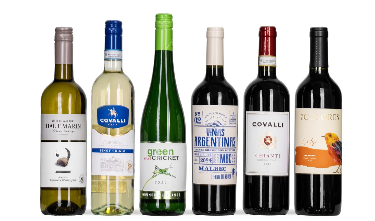 Набор вина - Я надену все лучшее сразу, По 3 бутылки белого и красного