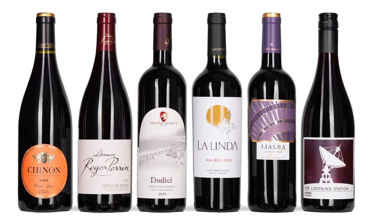 Набор вина - Безупречная репутация, 6 бутылок красного