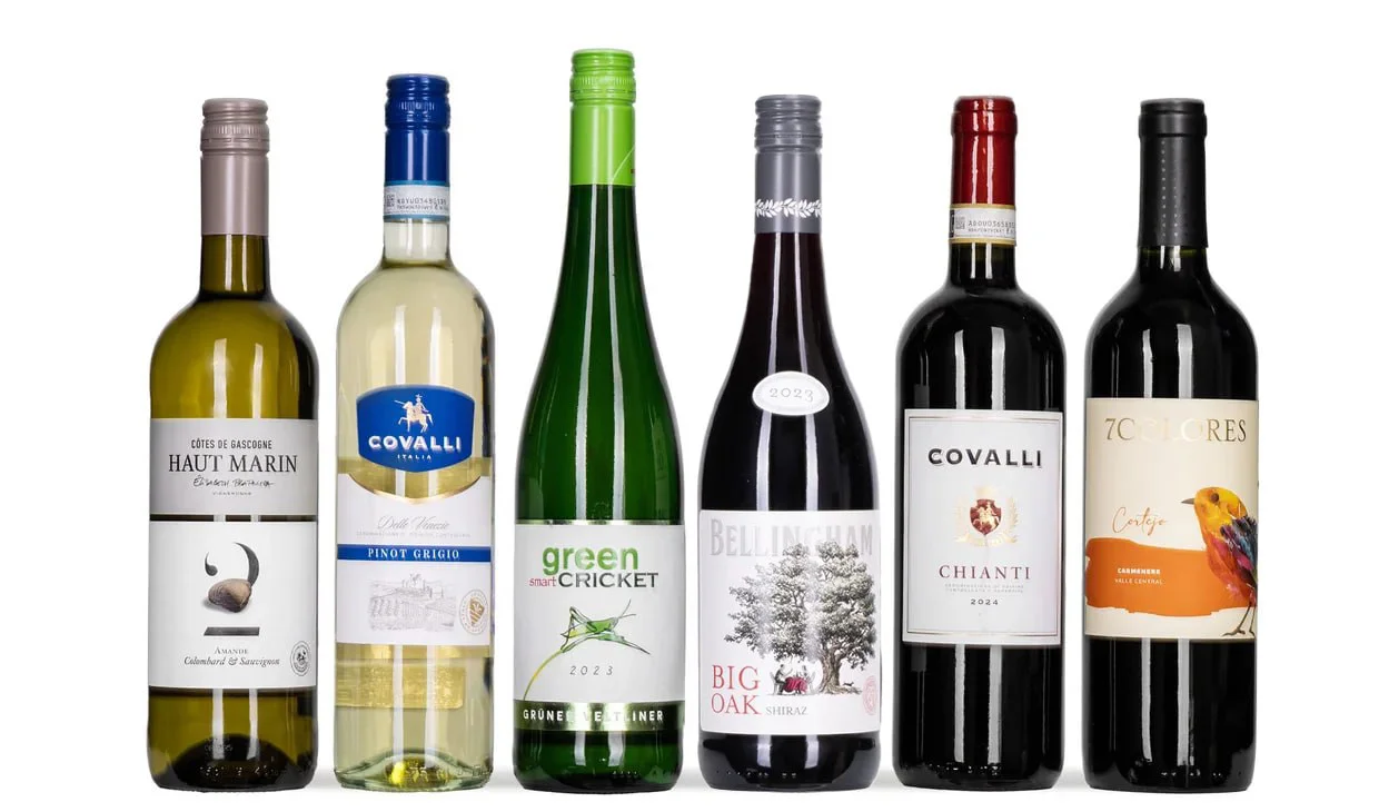 Набор вина - Я надену все лучшее сразу, По 3 бутылки белого и красного