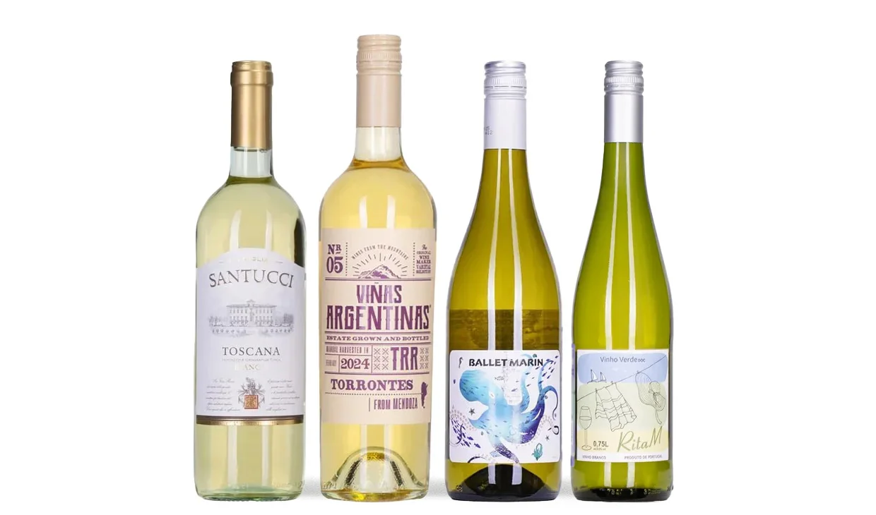 Набор вина - Белые без заморочек, 4 бутылки белого