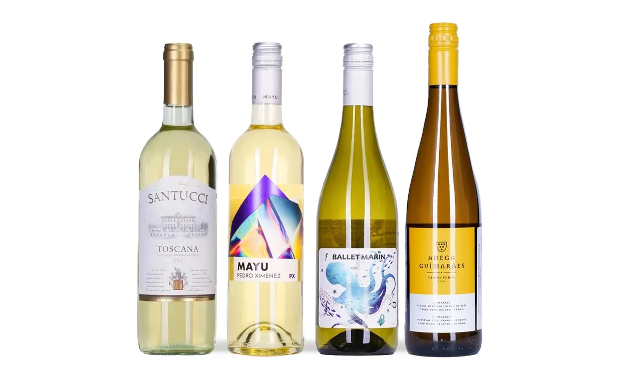 Набор вина - Белые без заморочек, 4 бутылки белого