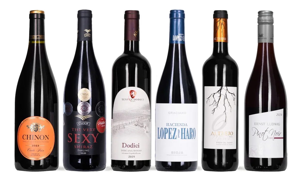 Набор вина - Безупречная репутация, 6 бутылок красного