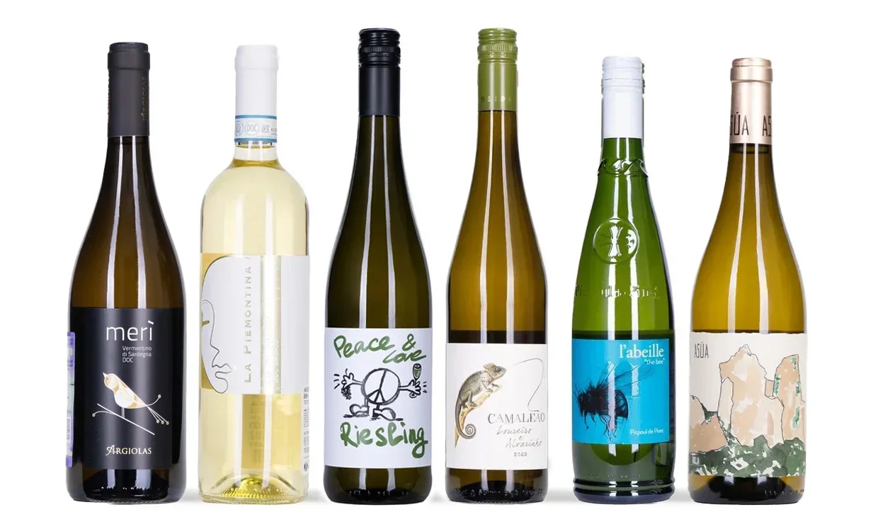 Набор вина - Белая магия, 6 бутылок белого