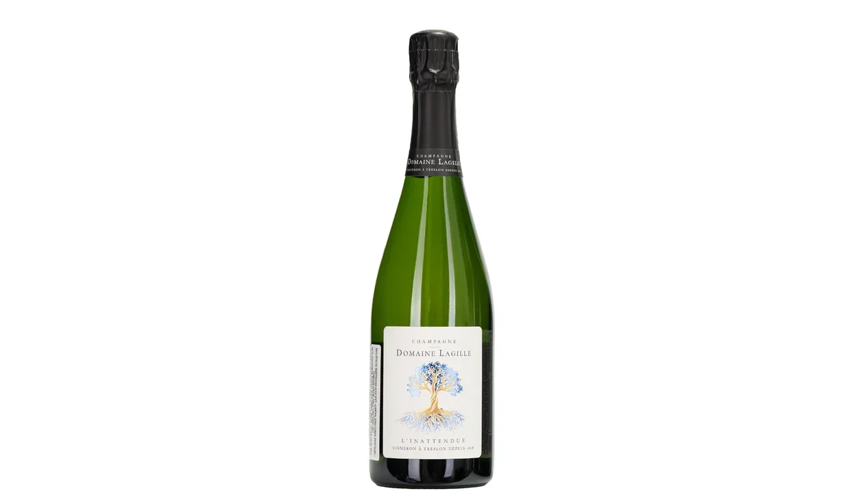 Набор вина - Domaine Lagille L'inattendue Champagne AOC Brut, 1 бутылка игристого