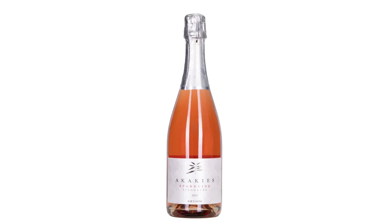 Набор вина - Kir-Yianni Akakies Xinomavro Rose, 1 бутылка игристого