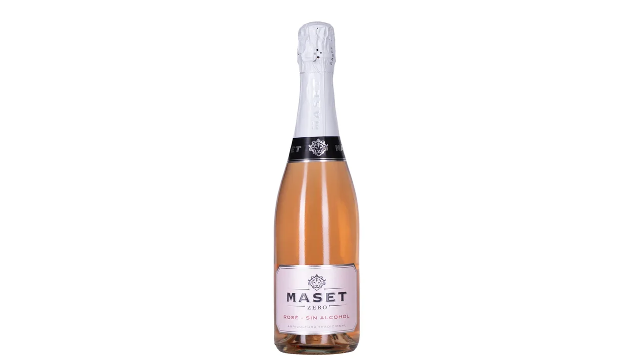 Набор вина - Maset Zero Rose, 1 бутылка безалкогольного игристого