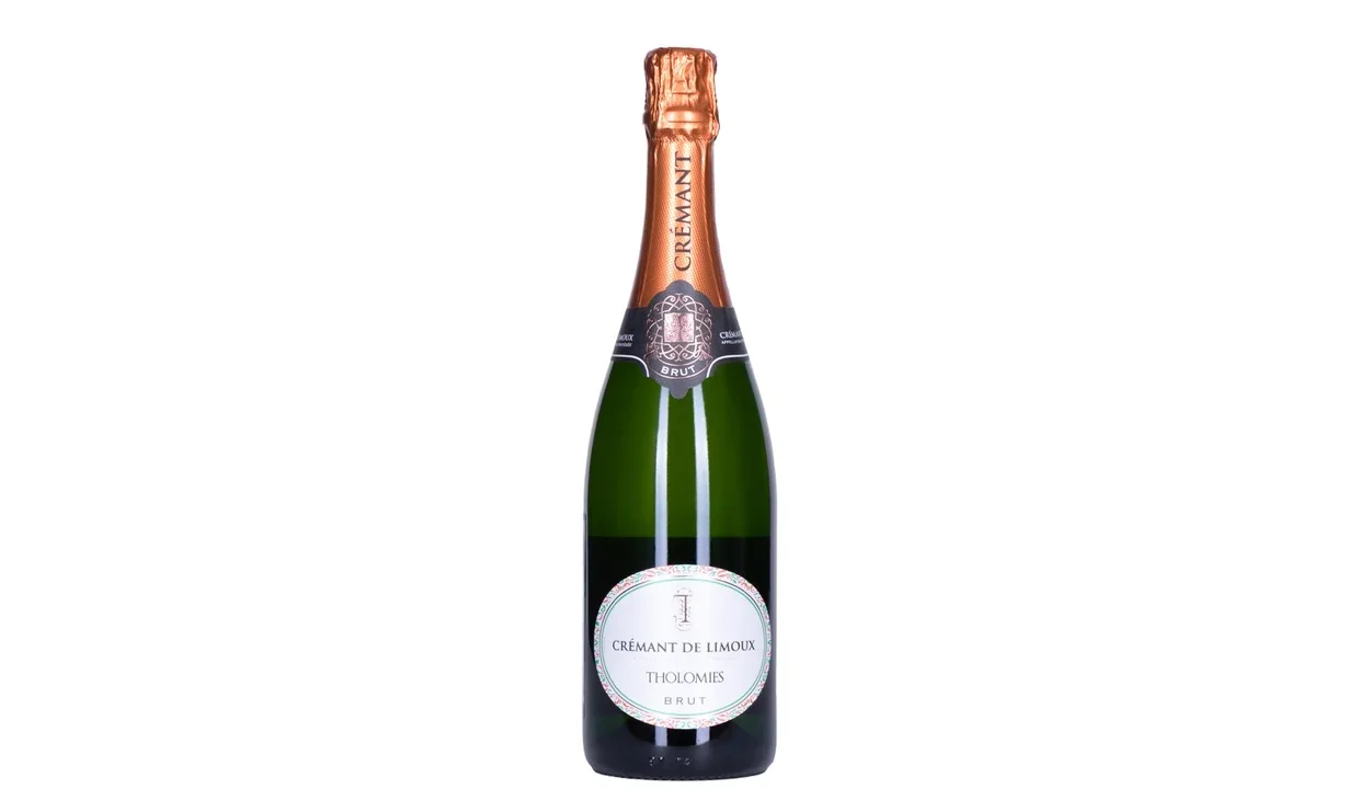 Набор вина - Domaine Rosier Tholomies Cremant de Limoux AOP Brut, 1 бутылка игристого
