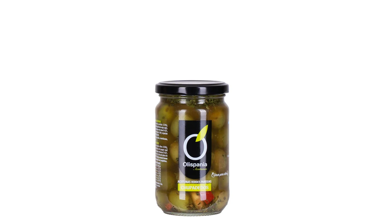 Olispania Aceitunas verdes partidas Chupadedos 300/160 г, Испания